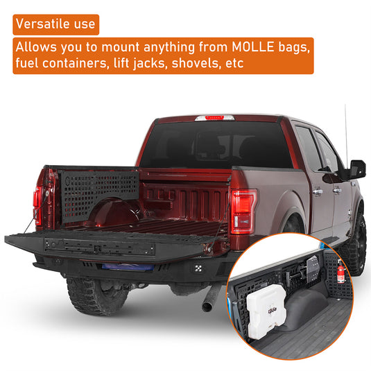 Hooke Road Bed Side MOLLE Panels for Ford 2015-2025 F-150 5.5ft Bed b8292 7