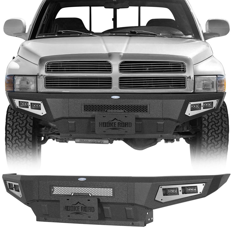 Load image into Gallery viewer, Hooke Road 1994-2002 Ram 1500/2500/3500 Front Bumper Full Width b6440 1

