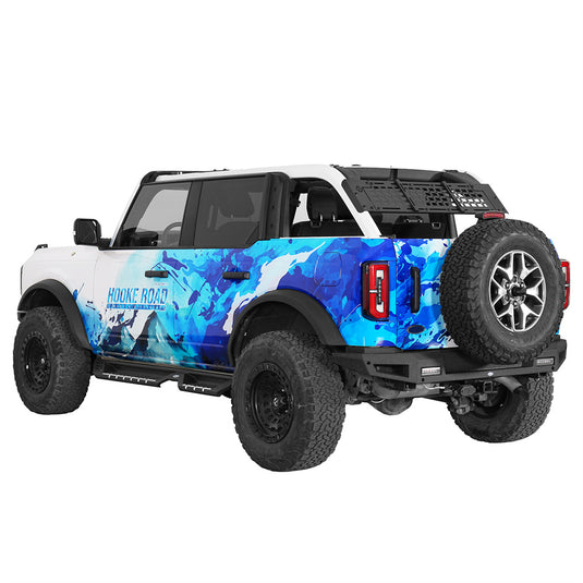 Trunk MOLLE Panel Utility Rack for 2021-2026 Ford Bronco 4-Door Hardtop  b8946s 3