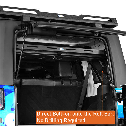 Load image into Gallery viewer, Trunk Upper Basket Cargo Rack (07-18 Jeep Wrangler JK 4-Door Hardtop) - Hooke Road
