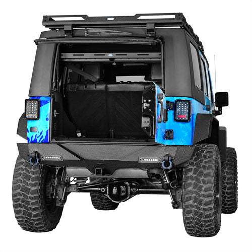 Load image into Gallery viewer, Hooke Road Trunk Upper Basket Cargo Rack for 2007-2018 Jeep Wrangler JK 4-Door Hardtop b2120s 2
