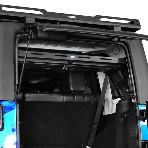 Load image into Gallery viewer, Hooke Road Trunk Upper Basket Cargo Rack for 2007-2018 Jeep Wrangler JK 4-Door Hardtop b2120s 4

