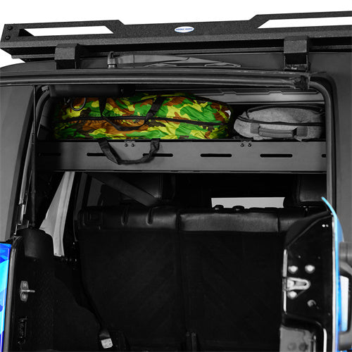 Load image into Gallery viewer, Hooke Road Trunk Upper Basket Cargo Rack for 2007-2018 Jeep Wrangler JK 4-Door Hardtop b2120s 5

