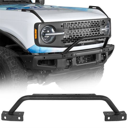 Aftermarket Tube Bull Bar for 2021-2026 Ford Bronco w/ Steel Modular Bumper b8948s 1