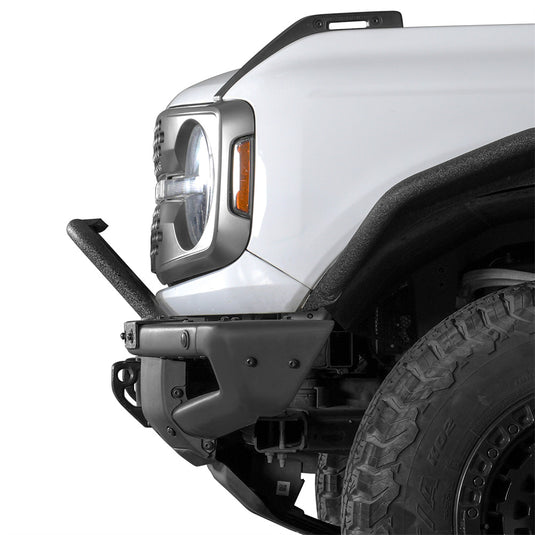 Aftermarket Tube Bull Bar for 2021-2026 Ford Bronco w/ Steel Modular Bumper b8948s 2