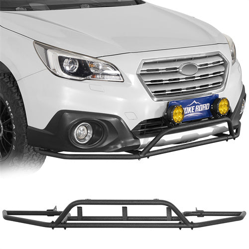 Hooke Road Tube Front Bumper for 2015-2019 Subaru Outback b4763s 1