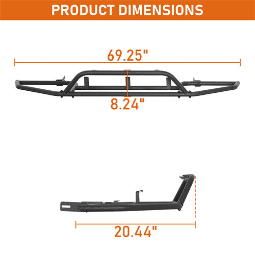 Load image into Gallery viewer, Hooke Road Tube Front Bumper for 2015-2019 Subaru Outback b4763s 5
