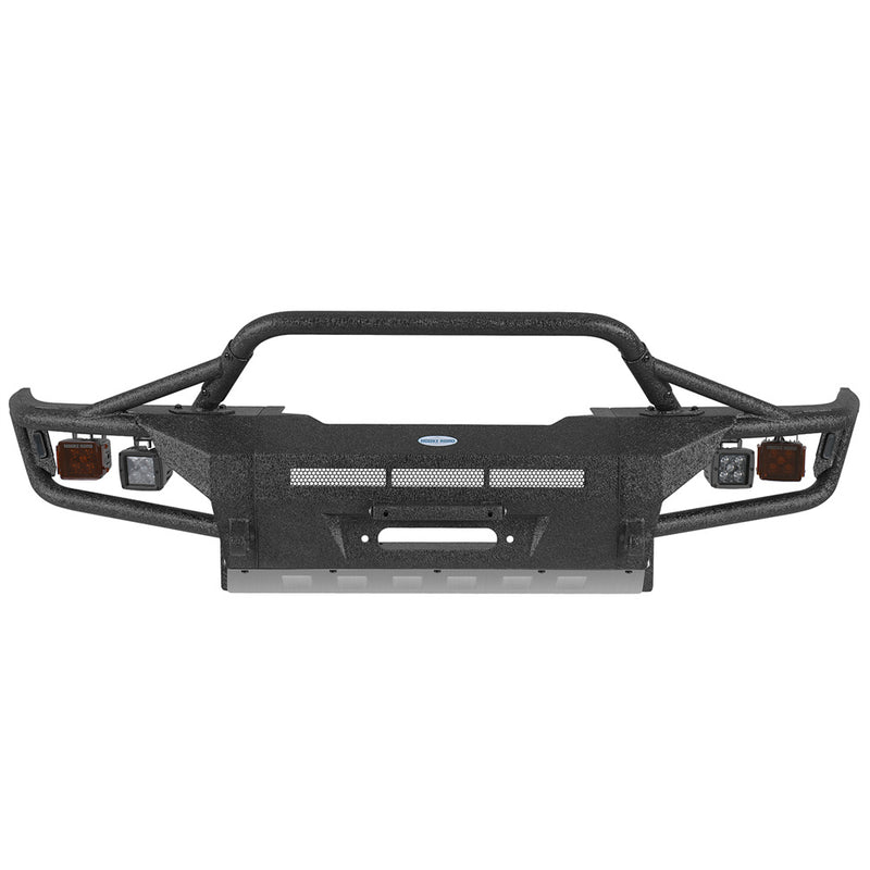 Load image into Gallery viewer, Tube Front Bumper with Winch Plate for 1990-1995 Toyota 4Runner Hooke Road b9704ab 4
