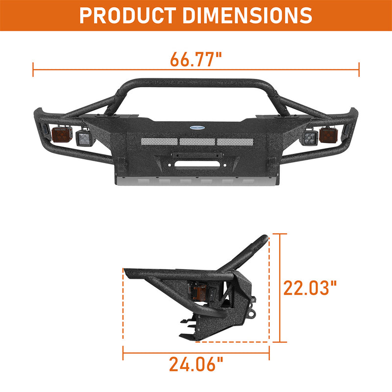 Load image into Gallery viewer, Tube Front Bumper with Winch Plate for 1990-1995 Toyota 4Runner Hooke Road b9704ab 7
