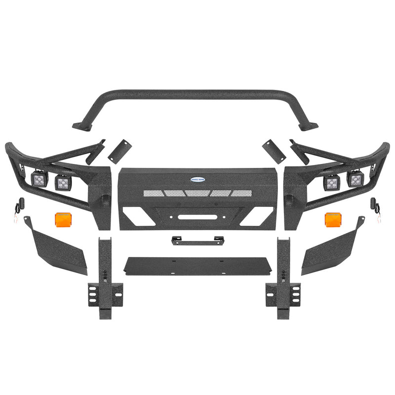 Load image into Gallery viewer, Tube Front Bumper with Winch Plate for 2003-2009 Toyota 4Runner b9856abs 6
