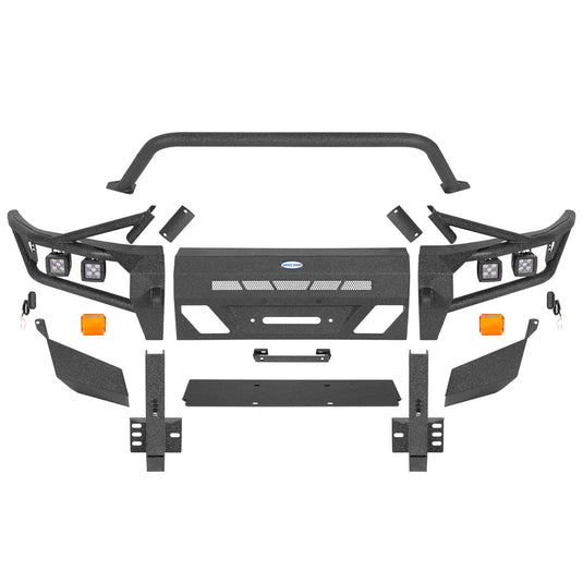 Tube Front Bumper with Winch Plate for 2003-2009 Toyota 4Runner b9856abs 6