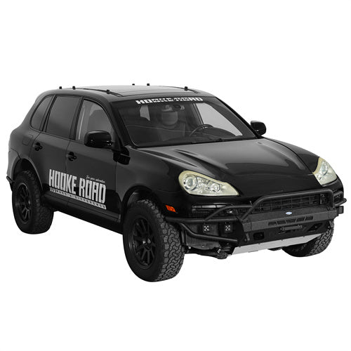 2008-2010 Porsche Cayenne 957 Tube Front Bumper with Winch Plate Hooke Road B7204s 4