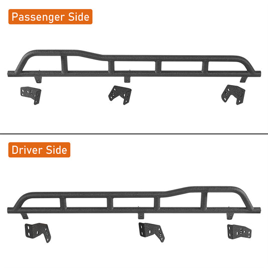 Hooke Road Tube Rock Sliders w/ Kick-Out for 1996-2002 Toyota 4Runner b9752s 4