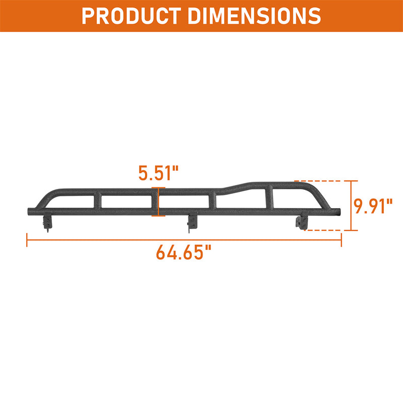 Load image into Gallery viewer, Hooke Road Tube Rock Sliders w/ Kick-Out for 1996-2002 Toyota 4Runner b9752s 6

