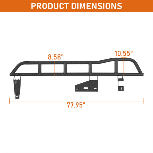 HR Tube Rock Slider with Kick-Out for 2015-1018 Porsche Cayenne 958.2 b7215s 4