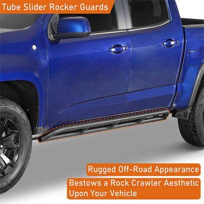 Rock Sliders for 2015-2026 Chevy Colorado & GMC Canyon Crew Cab - HR ...