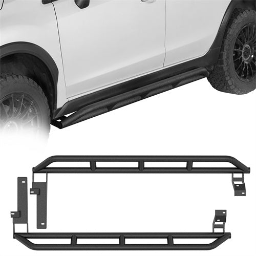 Tube Slider Rocker Guards for 2013-2017 Subaru XV Crosstrek - Hooke Ro ...