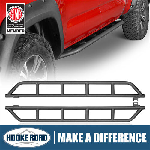 Load image into Gallery viewer, 2016-2023 Toyota Tacoma Side Steps Tube Slider Rocker Guards 4x4 Truck Parts - Hooke Road b4216s 1
