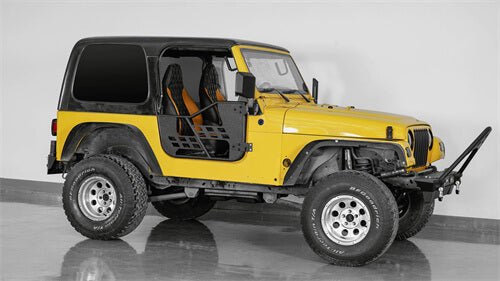 Load image into Gallery viewer, HookeRoad Rock Crawler Tubular Door Guards for 1997-2006 Jeep Wrangler TJ b1005s 8
