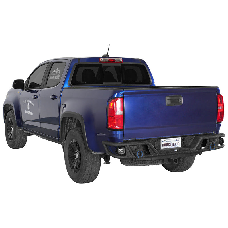 Load image into Gallery viewer, Tubular Rear Bumper for 2015-2022 Chevy Colorado &amp; GMC Canyon Hooke Road b9126s 2

