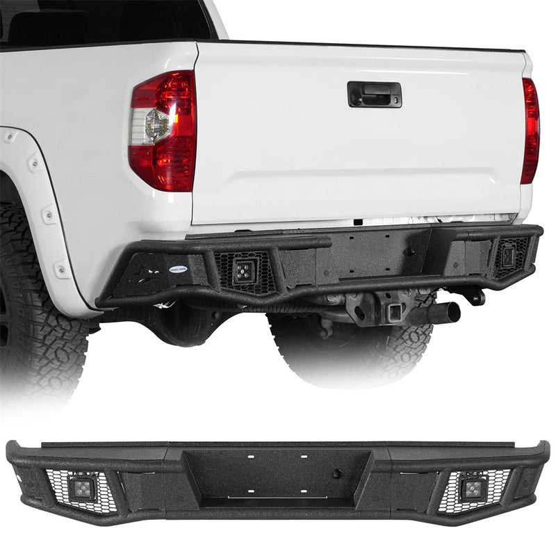 Load image into Gallery viewer, Hooke Road Tubular Rear Bumper for 2014-2021 Toyota Tundra b5036s 1
