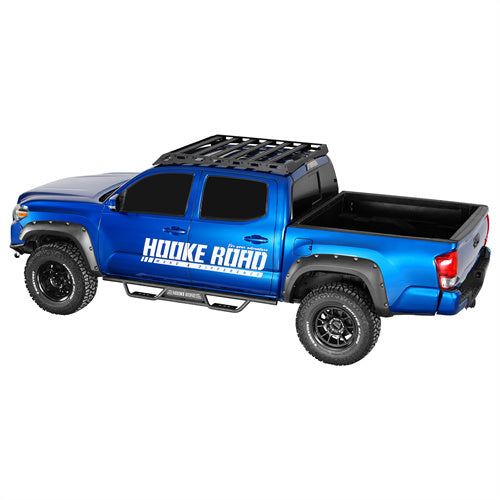 Load image into Gallery viewer, Hooke Road  Tubular Side Steps Running Boards for 2005-2023 Toyota Tacoma Double Cab b4217s 2
