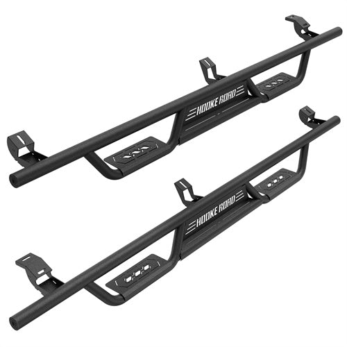 Load image into Gallery viewer, Hooke Road  Tubular Side Steps Running Boards for 2005-2023 Toyota Tacoma Double Cab b4217s 6
