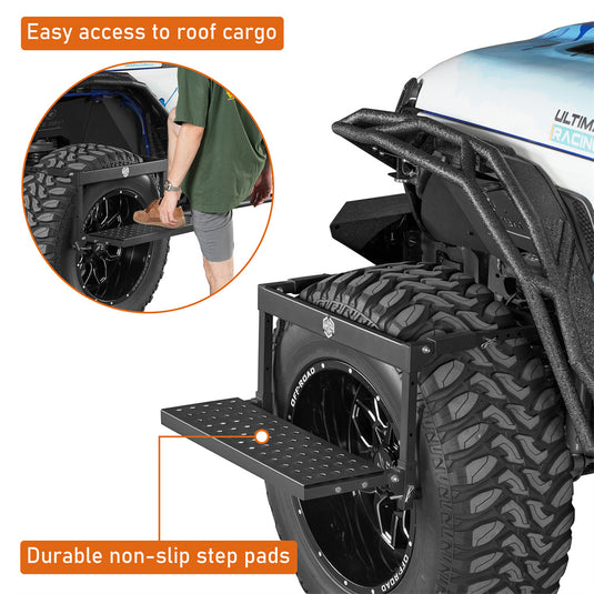 Universal Tire Step for Jeep & Truck & SUV Hooke Road b9937s 7
