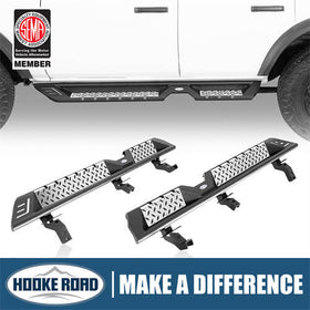 2021 2022 2023 Ford Bronco Wheel To Wheel Running Boards Side Steps 4x4 Truck Parts For 4-Door - Hooke Road b8928 1
