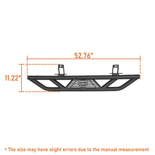 Load image into Gallery viewer, 18-23 Jeep Wrangler JL Wheel To Wheel Running Boards 4x4 Jeep Parts For 2-Door - Hooke Road b3050 23
