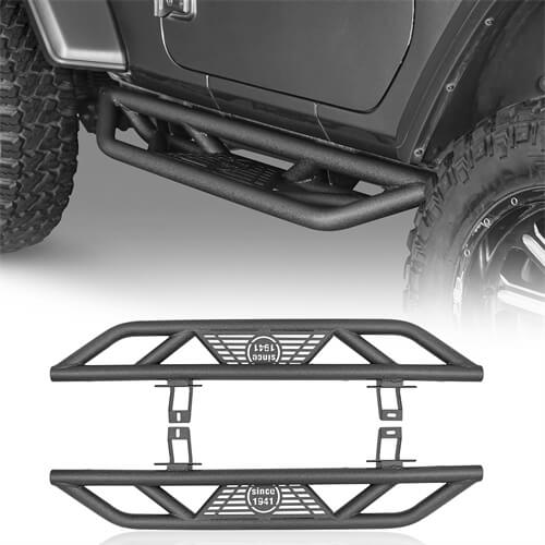 Load image into Gallery viewer, 18-23 Jeep Wrangler JL Wheel To Wheel Running Boards 4x4 Jeep Parts For 2-Door - Hooke Road b3050 2
