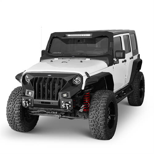 Load image into Gallery viewer, Jeep Wrangler JK Madmax Windshield Frame Cover Visor/Cowl 4x4 Jeep Parts - Hooke Road b2090s 4
