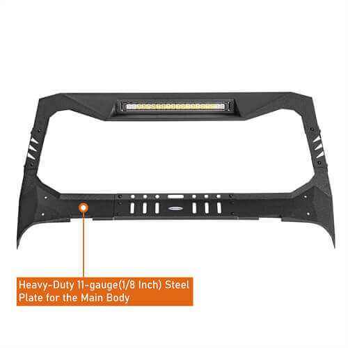 Load image into Gallery viewer, Jeep Wrangler JL &amp; Gladiator JT Madmax Windshield Frame Cover Visor/Cowl 4x4 Jeep Parts - Hooke Road b3058s 13
