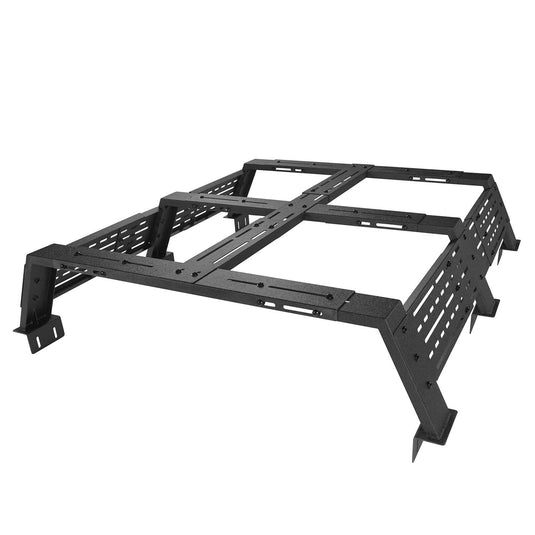 12.2" High Overland Bed Rack Fits Toyota Tacoma & Tundra - Hooke Road b9907s 14