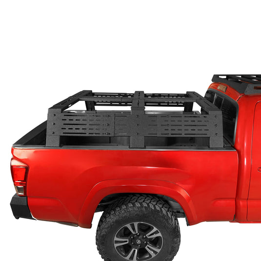 12.2" High Overland Bed Rack Fits Toyota Tacoma & Tundra - Hooke Road b9907s 4