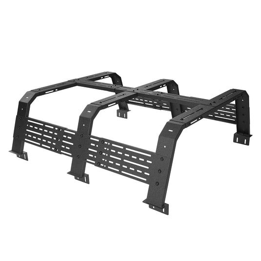 18.8" High Overland Bed Rack Fits Toyota Tacoma & Tundra - Hooke Road b9905s 13