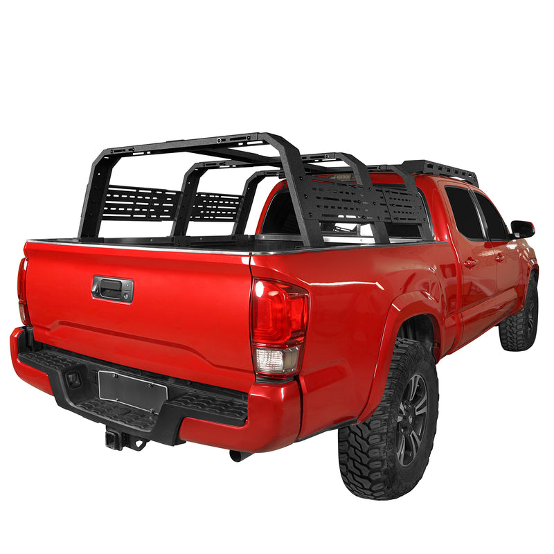 Load image into Gallery viewer, 18.8&quot; High Overland Bed Rack Fits Toyota Tacoma &amp; Tundra - Hooke Road b9905s 3

