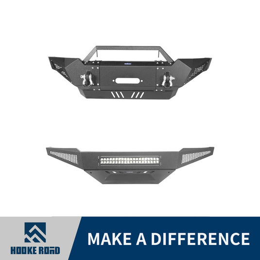 HookeRoad Tacoma Full Width Front Bumper for 2005-2011 Toyota Tacoma b40014008-1