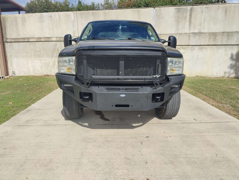 Load image into Gallery viewer, 2005-2007 Ford F-250 Discovery Ⅰ Offroad Front Bumper w/ Winch Plate BXG.8502 9
