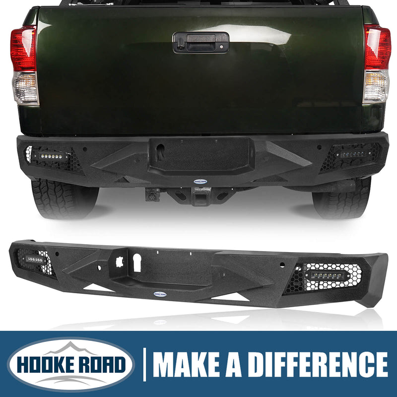 Load image into Gallery viewer, Toyota Tundra Reap Rear Bumper Replacement Textured Black fit for  2007-2013 toyota tundra bxg5210 1
