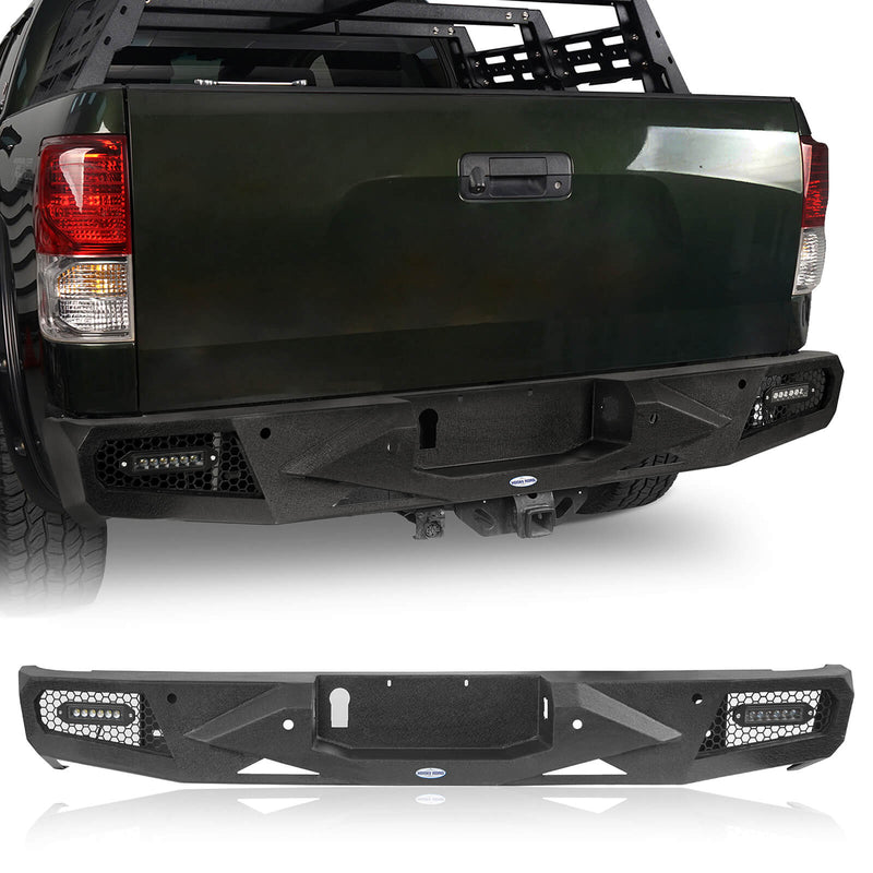 Load image into Gallery viewer, Toyota Tundra Reap Rear Bumper Replacement Textured Black fit for  2007-2013 toyota tundra bxg5210 7
