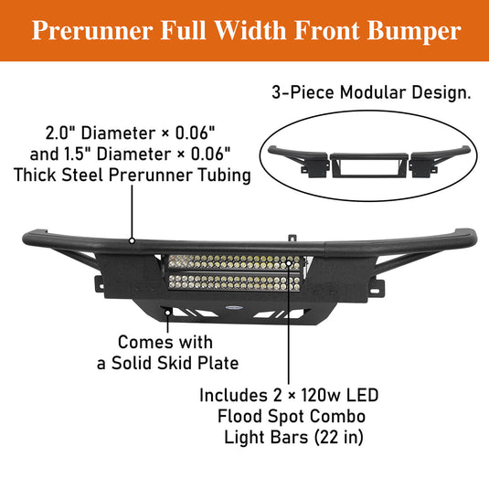2009-2014 Ford F-150 Prerunner Offroad Front Bumper BXG.8209 10