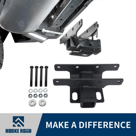 Hooke Road Opar Hitch with Built-in Receiver for 2007-2018 Wrangler JK u-Box 1