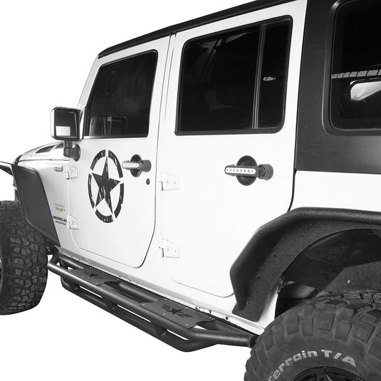 Jeep JK 4 Door Jeep Side Steps Jeep for 2007-2018 Jeep Wrangler JK bxg2026-1 12