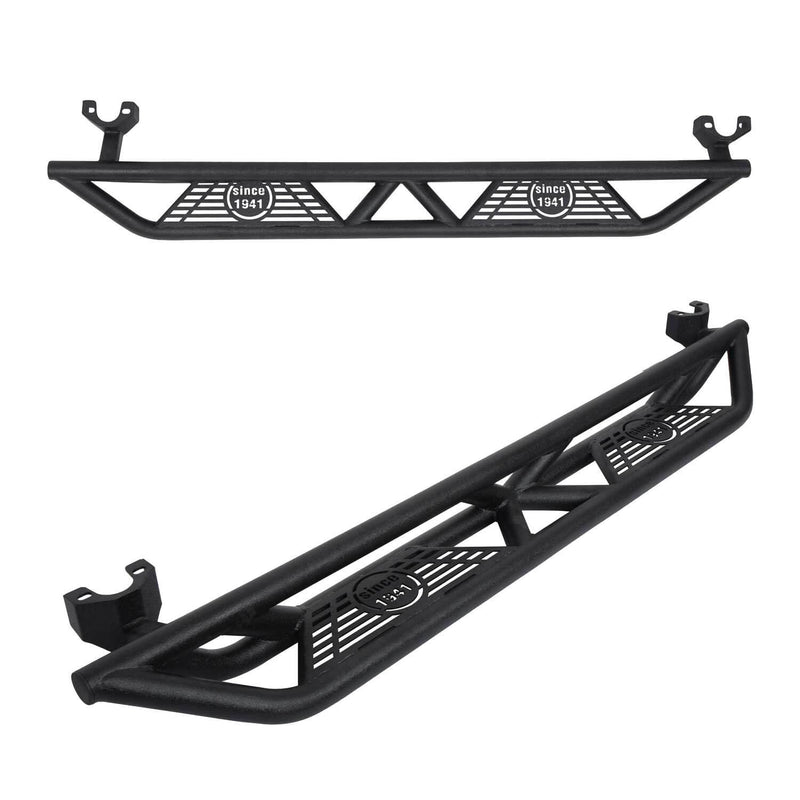 Load image into Gallery viewer, Hooke Road BLADE Side Steps Rocker Guard Nerf Bars(07-18 Jeep Wrangler JK JKU 4 Door)
