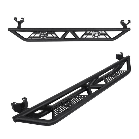 Hooke Road BLADE Side Steps Rocker Guard Nerf Bars(07-18 Jeep Wrangler JK JKU 4 Door)