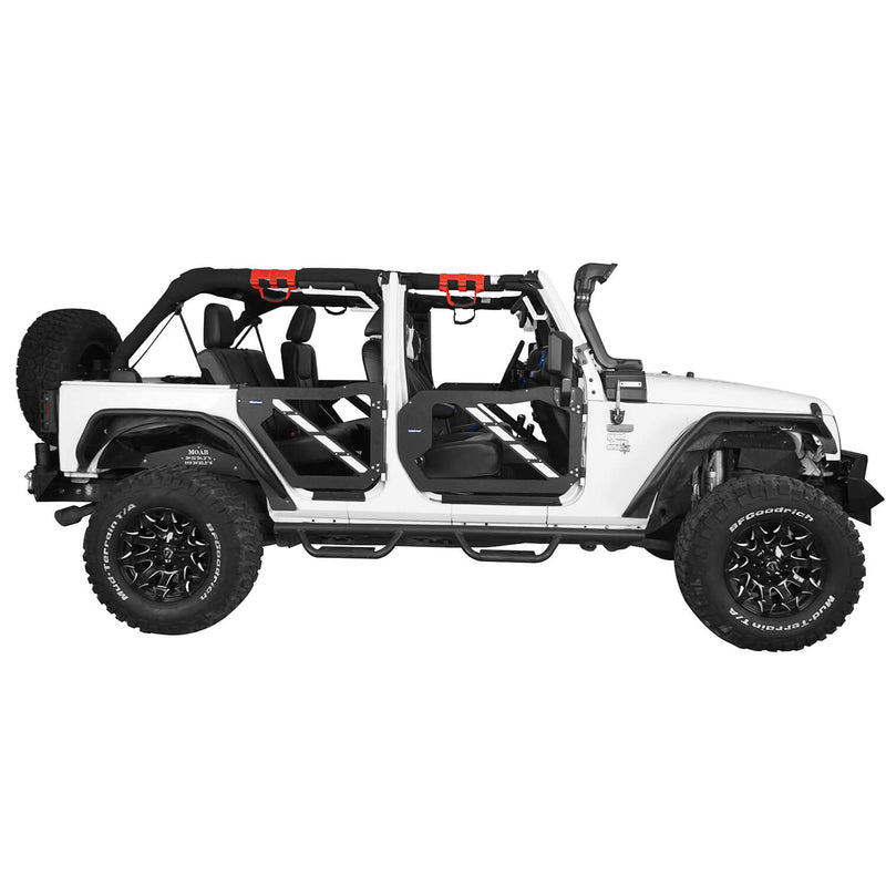 Load image into Gallery viewer, Hooke Road Trail Doors Half Doors w/Mirrors(07-18 Jeep Wrangler JK 4-Door)
