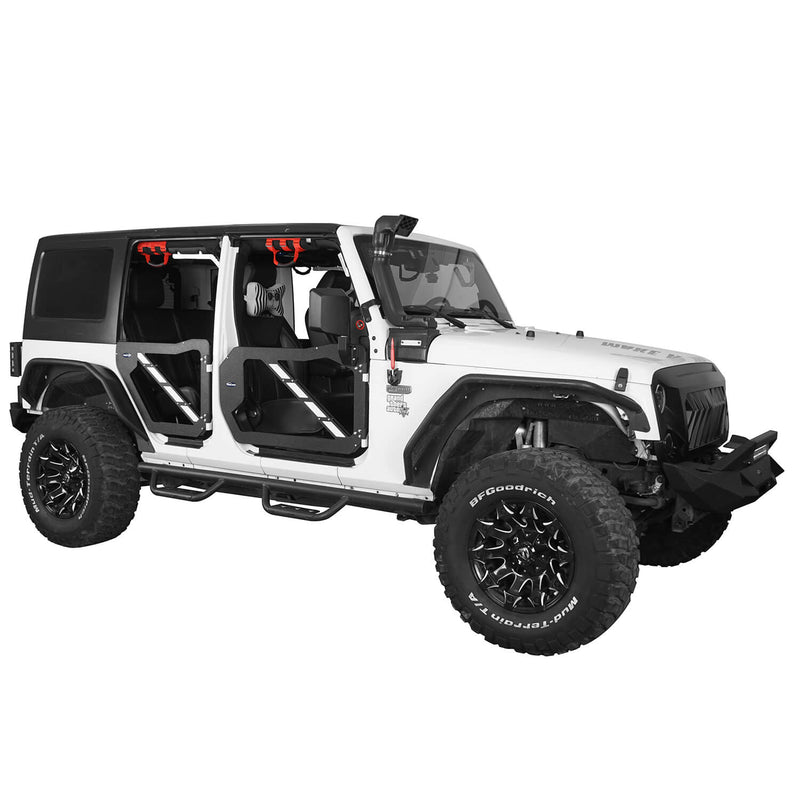 Load image into Gallery viewer, Hooke Road Trail Doors Half Doors w/Mirrors(07-18 Jeep Wrangler JK 4-Door)
