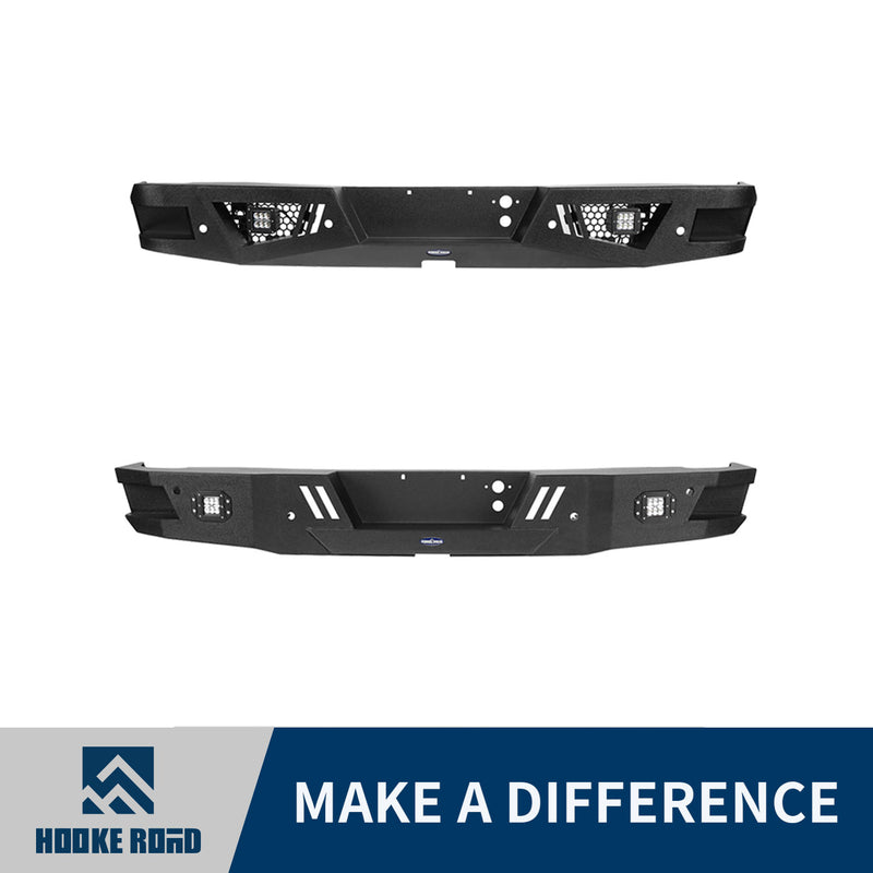 Load image into Gallery viewer, Hooke Road Chevrolet Rear Bumpers HR(07-18 Chevy Silverado 1500)
