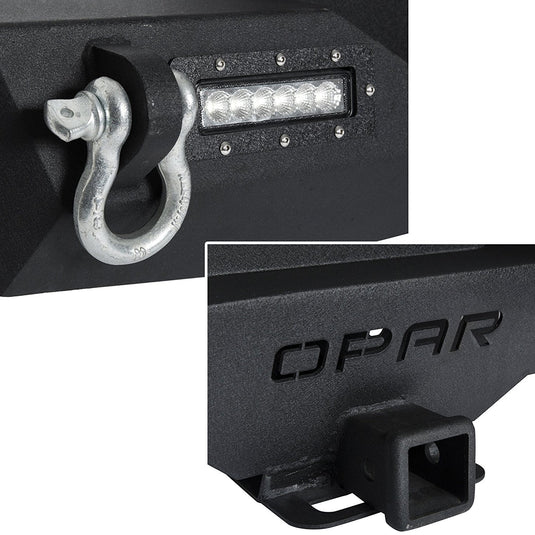 Hooke Road Opar Hitch with Built-in Receiver for 2007-2018 Wrangler JK u-Box 8